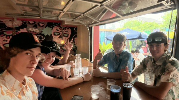 Connor out with friends
